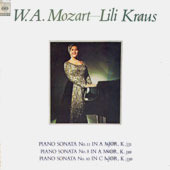 [중고] [LP] Lili Kraus / Mozart : Piano Sonatas K.331, 310, 330 (kjcl5128)