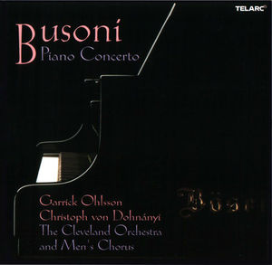 Busoni / Concerto In C Major For Piano And Orchestra - Ohlsson, Dohnanyi (수입/미개봉/cd80207)