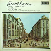 [중고] [LP] Julius Katchen / Beethoven : Piano Concerto No.1, Choral Fantasia (sel0092)