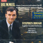 [중고] Stephen Hough, Bryden Thomson / Hummel : Piano Concerto Op.89 &amp; 85 (수입/chan8507)