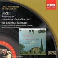 [중고] Thomas Beecham / Bizet : Symphony in C, L&#039;Arlesienne Suites Nos.1 &amp; 2 (수입/724356723122)