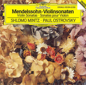 [중고] Shlomo Mintz, Paul Ostrovsky / Mendelssohn : Violinsonaten (수입/4192442)