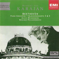 [중고] Herbert Von Karajan / Beethoven : Piano Concertos No3&amp;5 (수입/724356609129)