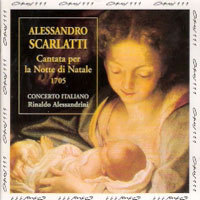 [중고] Rinaldo Alessandrini / Scarlatti : Cantata per la Notte di Natale 1705 (수입/ops30156)