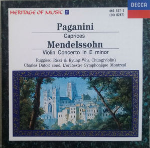 [중고] Paganini, Mendelssohn / Heritage Of Music 27 (4405272)