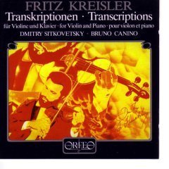 [중고] Dmitry Sitkovetsky, Bruno Canino / Fritz Kreisler Transcriptions For Violin (수입/c048831a)