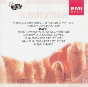 [중고] Lorin Maazel / Mussorgsky: Pictures at an Exhibition, Ravel: Bolero (eked0022)
