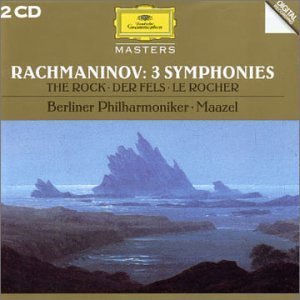 [중고] Lorin Maazel / Rachmaninov : 3 Symphonies, The Rock (2CD/수입/4455902)