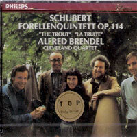 [중고] Alfred Brendel, Cleveland Quartet / Schubert : Trout Quintet (dp0539)