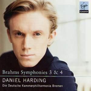 [중고] Daniel Harding / Brahms : Symphonies Nos.3, 4 (수입/724354548024)