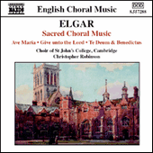 [중고] St. John&#039;s College Choir, Cambridge / Elgar : Sacred Choral Music (수입/8557288)