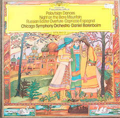 [중고] [LP] Daniel Barenboim / Polovtsian Dances, Russian Easter Overture, Night On The Bare Mountain (수입/2536379)