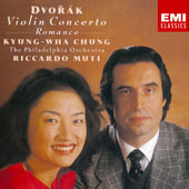 [중고] 정경화(Riccardo Muti) / 드보르작:바이올린 협주곡, 로망스(Dvorak : Violin Concerto Op.53, Romance, Op.11/수입/cdc7498582)