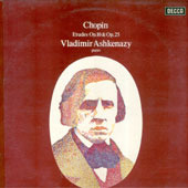 [중고] [LP] Vladimir Ashkenazy / Chopin : Etudes Op.10 &amp; Op.25 (sel0351)