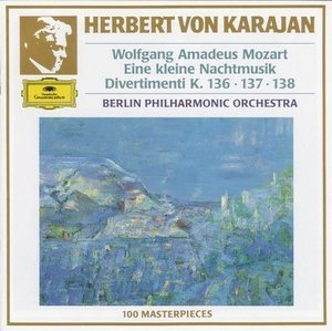 [중고] Herbert von Karajan / Mozart : Divertimenti K 136 - 138 (수입/4232122)