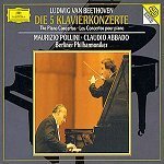 [중고] Maurizio Pollini, Claudio Abbado / Beethoven : The Complete Piano Concertos (3CD/dg2180)