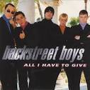 [중고] Backstreet Boys / All I Have To Give (Single)