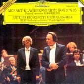 [중고] Arturo Benedetti Michelangeli / Mozart : Klavierkonzerte Nos. 20 &amp; 25 (수입/4293532)