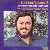 [중고] [LP] Luciano Pavarotti / The World&#039;s Favourite Tenor Arias  (sel0285)