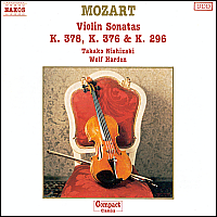[중고] 모차르트 (Mozart) / 바이올린 소나타 (Violin Sonatas) 17, 24, 26번 Mozart : Violin Sonatas No.17 K.296, 24 K.376, 26 K.378 (일본수입/8.550065)