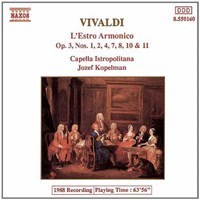 [중고] Vivaldi / L&#039;estro Armonico (수입/8550160)