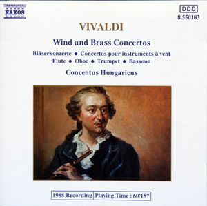 [중고] Concentus Hungaricus / Vivaldi - wind and brass concertos (수입/8550183)