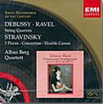 [중고] Alban Berg Quartett / Debussy, Ravel, Stravinsky - String Quartets (수입/724356755123)
