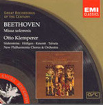 [중고] New Philharmonia Orchestra / Beethoven : Missa Solemnis, Klemperer (수입/724356754720)