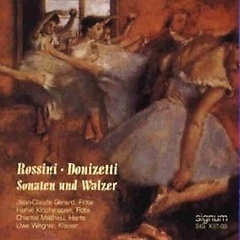 [중고] Rossini, Donizetti / Sonaten Und Walzer, Gerard, Klopfenstein, Mathieu, Wegner (수입/sigx3700)