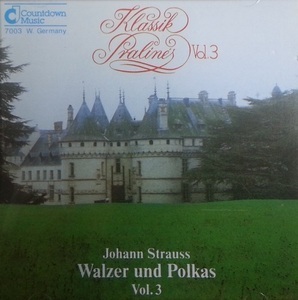 [중고] Klassik Pralines Vol.3 - Johann Strauss, Walzer und Plkas Vol.3 (수입/7003)