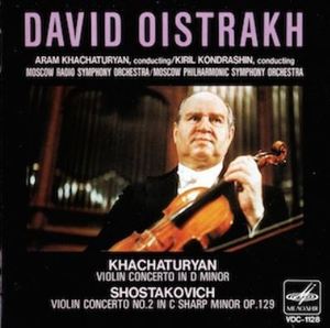 [중고] David Oistrakh / Khachaturyan: Violin Concerto In D minor (일본수입/vdc1128)