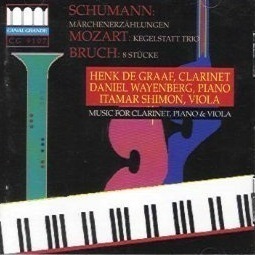 [중고] Henk De Graaf, Daniel Wayenberg, Itamar Shimon / Schumann, Mozart, Bruch : Music For Clarinet (수입/cg9107)