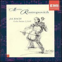 [중고] Mstislav Rostropovich / Bach: Cello Suites Nos. 2, 3, 6 (724355536525/수입)