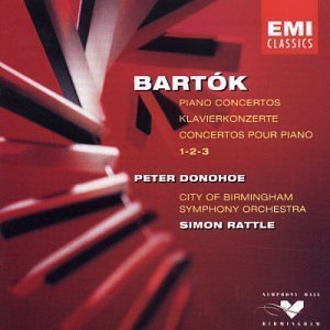 [중고] Simon Rattle, Peter Donohoe / Bartok : Piano Concerto Nos.1-3 (수입/077775487121)
