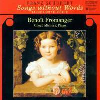 [중고] Benoit Fromanger / Schubert - Songs Without Words (수입/tudor7106)
