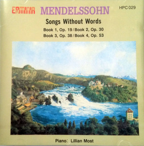 Lillian Most / Mendelssohn (수입/미개봉/hpc029)