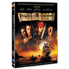[중고] [DVD] Pirates of the Caribbean : The Curse of the Black Pearl - 캐리비안의 해적 : 블랙 펄의 저주 (2DVD/홍보용)