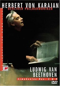 [중고] [DVD] Herbert Von Karajan / Beethoven : Symohonies Nos.1,8 (수입/svd46363)