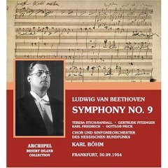 Karl Bohm / Beethoven : Symphony No.9 Op. 125 &#039;Choral&#039; (수입/미개봉/arpcd0161)