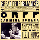 Michael Tilson Thomas / Orff : Carmina Burana (수입/미개봉/sk92602)