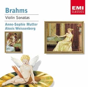 [중고] Anne-Sophie Mutter, Alexis Weissenberg / Brahms : Violin Sonatas Nos. 1-3 (수입/724357472524)