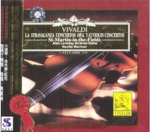 [중고] Neville Marriner / Vivaldi : La Stravaganza Concertos Op.4. 7-12 Violin Concertos (수입/HDCD/100308)