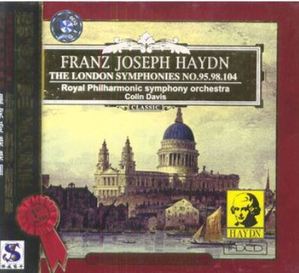 [중고] Colin Davis / Franz Joshep Haydn : The London Symphnies No.95.98.104 (수입/HDCD/100326)
