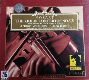 [중고] Arthur Grumiaux / Mozart : The Violin Concertos No.3-5 (수입/HDCD/100331)