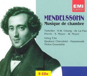 [중고] V.A. / Mendelssohn: Musique de chambre [5CD Box/수입]