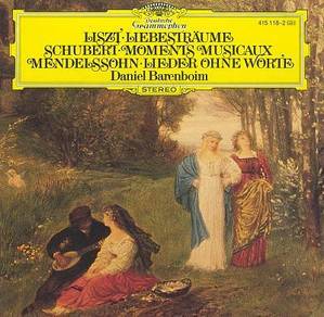 [중고] Daniel Barenboim / Liszt : Liebestraume, Schumbert : Moments Musicaux, Mendelssohn : Lieder Ohne Worte (수입/4151182)
