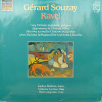 [중고] [LP] Gerard Souzay / Ravel : Lieder (6527154)