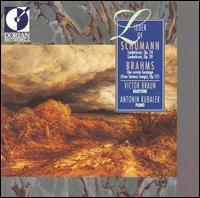 [중고] Antonin Kubalek, Piano, Victor Braun, Baritone / Lieder Of Schumann And Brahms (수입/dor90132)