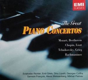 [중고] 위대한 피아노 협주곡 전곡 모음 : 모차르트, 베토벤, 쇼팽, 리스트, 차이코프스키, 그리그, 라흐마니노프 (3CD/Boxset/cec3d0052/5725392)