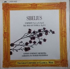 [중고] Charles Makerras / Sibelius : Symphony No.2 in D, Op.43 The Swan Of Tuonela, Op.22-2 (일본수입/jvd1022)